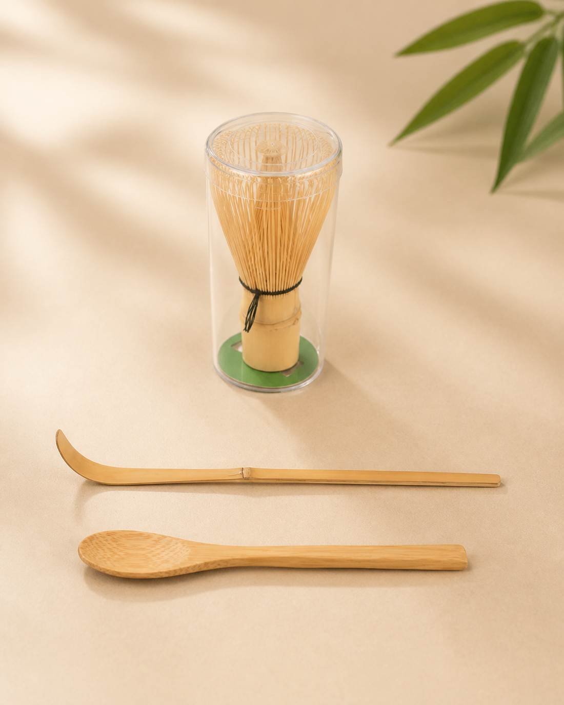 Bamboo matcha tools for daily chasen care